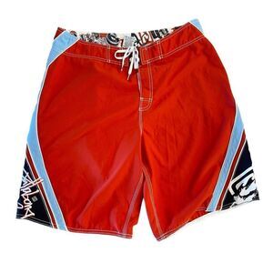 Billabong Mens Boardshorts Andy Irons World Champ Quick Dry Red Size 36